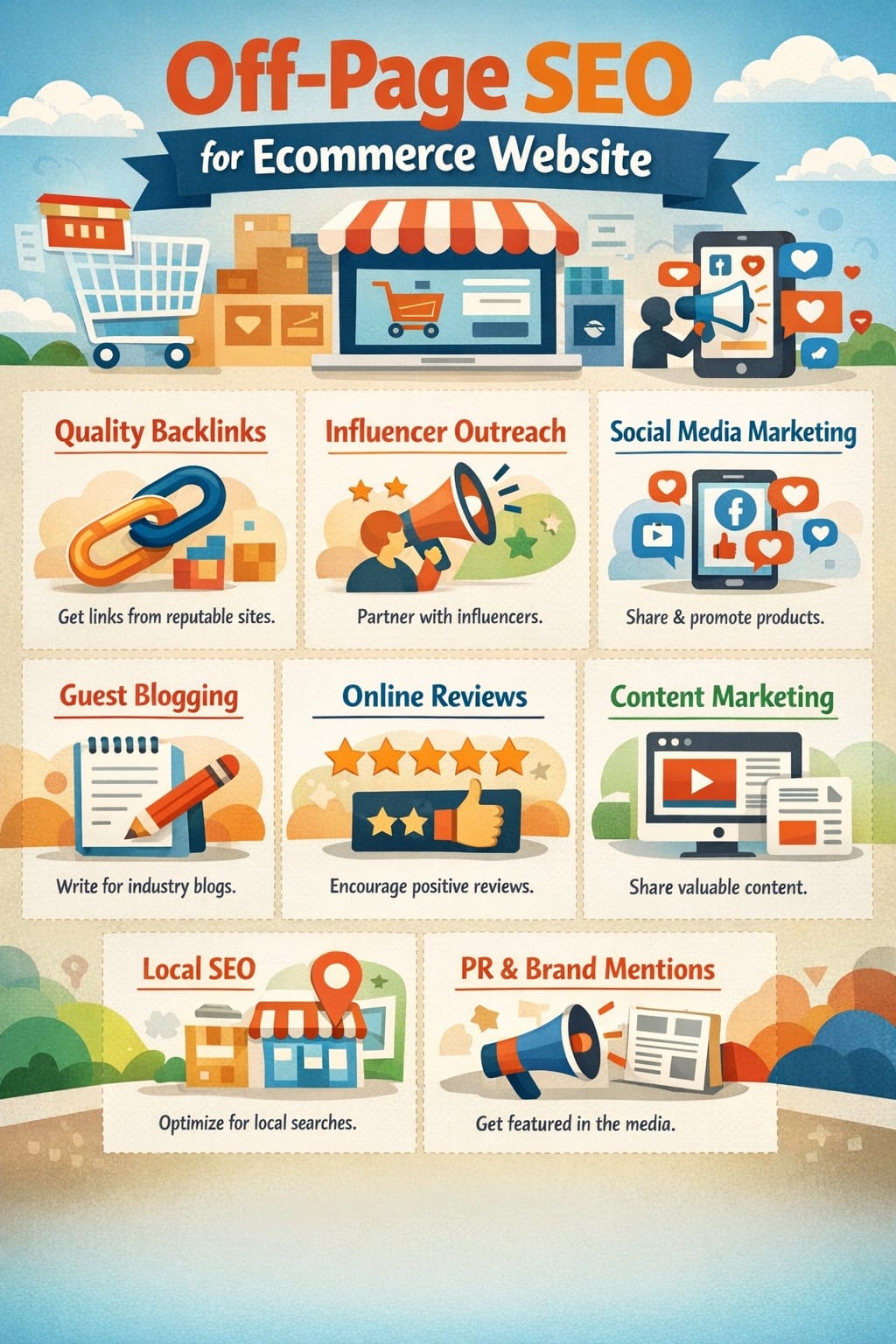 Off Page SEO For Ecommerce Website